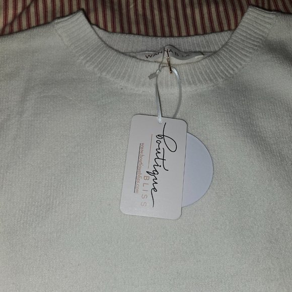 Happy Face Crewneck Sweater - Picture 3 of 4